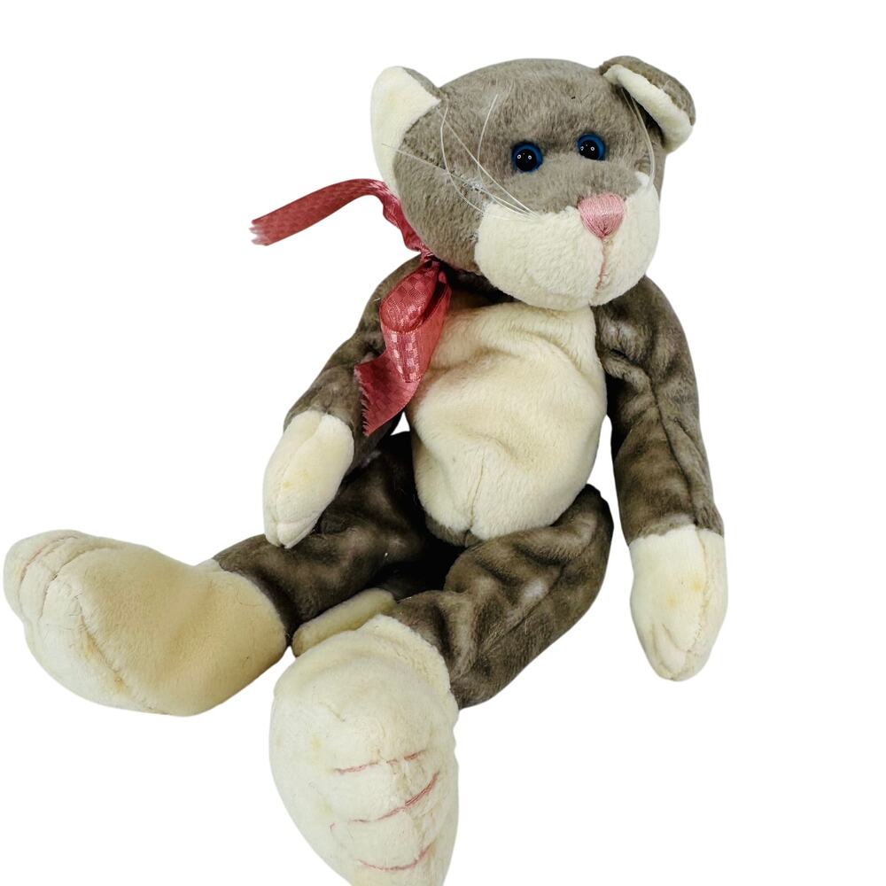 VTG 1999 Boyds Bears‎ and Friends Jointed Cat Stuffed Animal 10" Plush